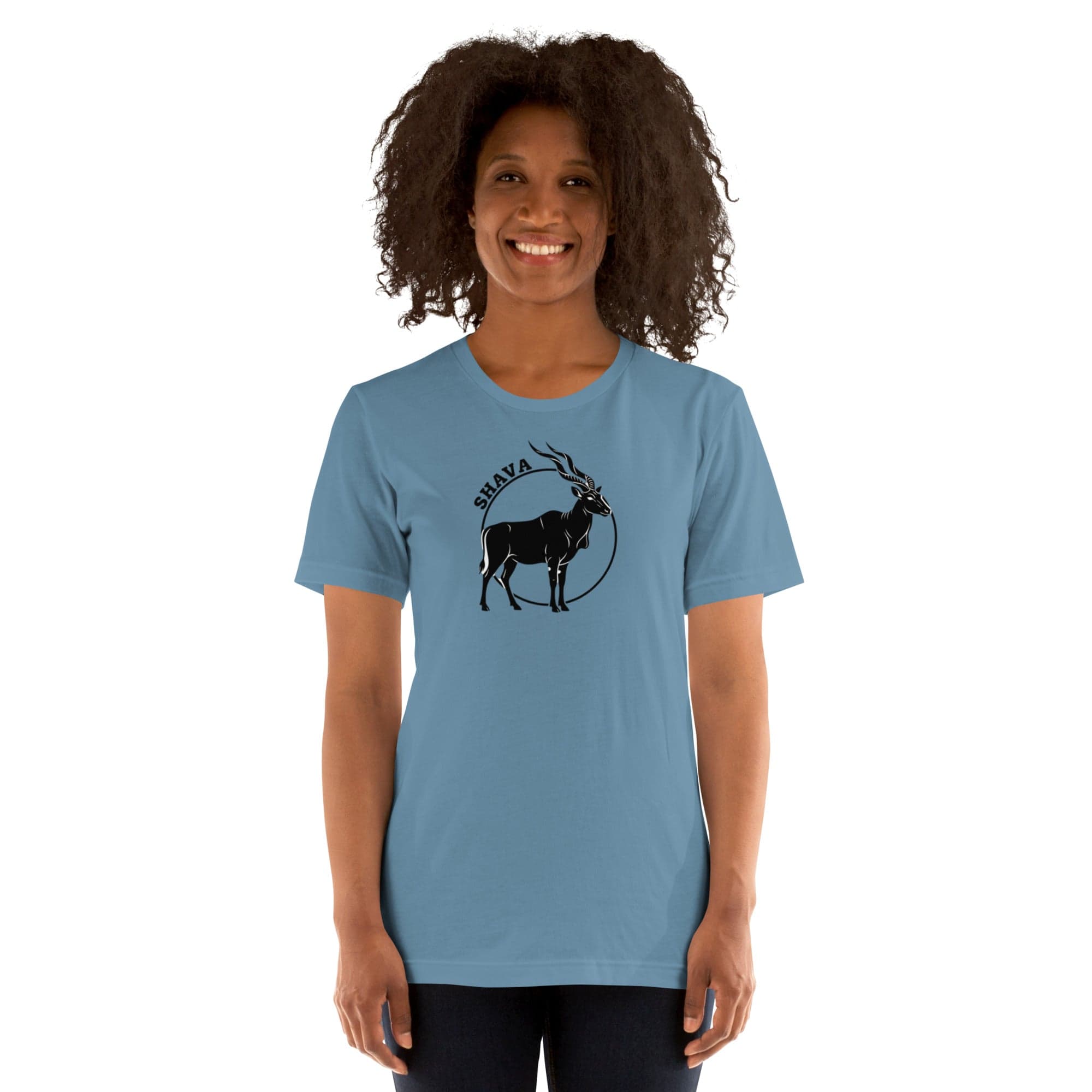 Shava Eland Totem T-Shirt | Zimbabwean Heritage Tee | Diaspora African Fashion | Sister Style