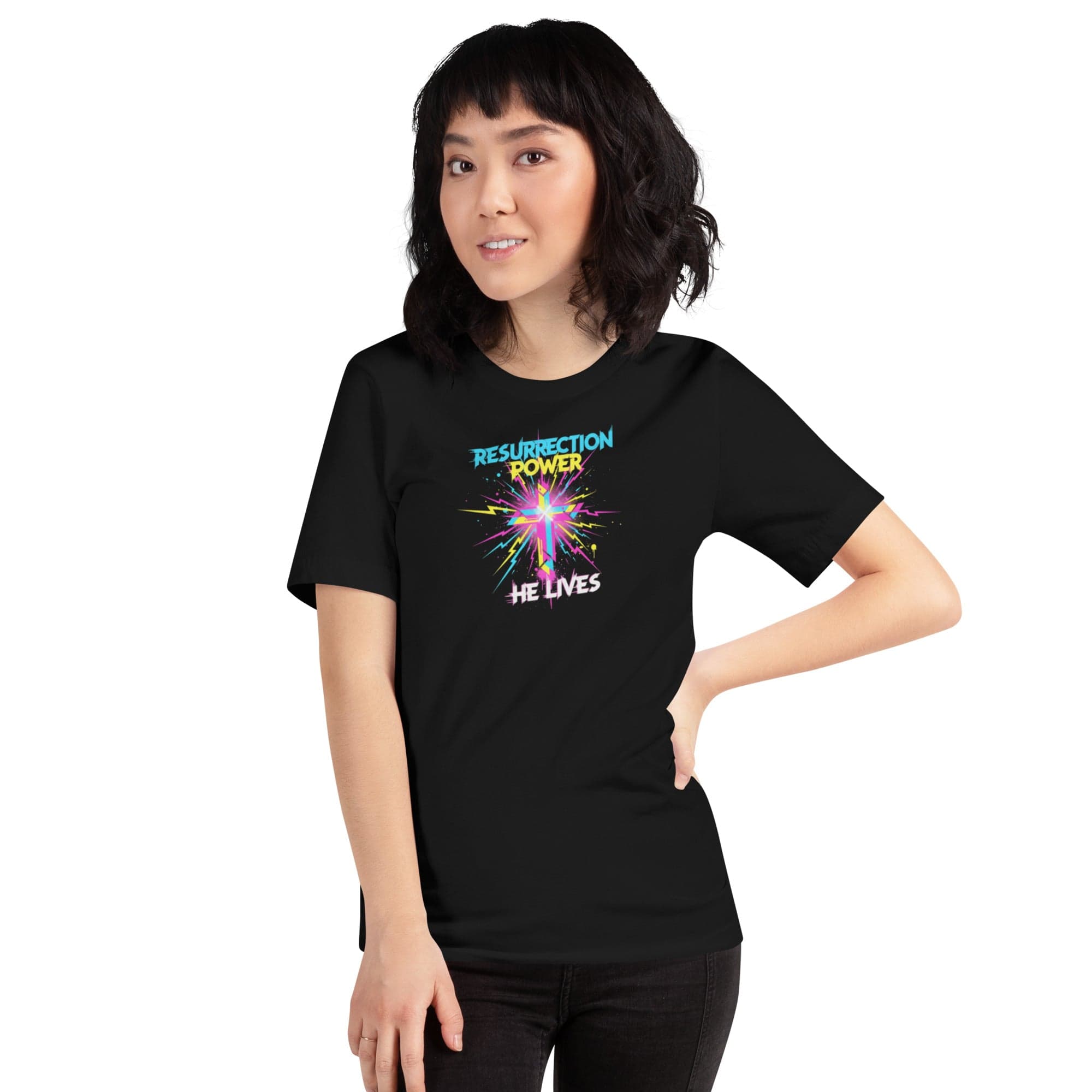 Resurrection Power Tee | Christian Faith Streetwear | African Heritage | Sister Style