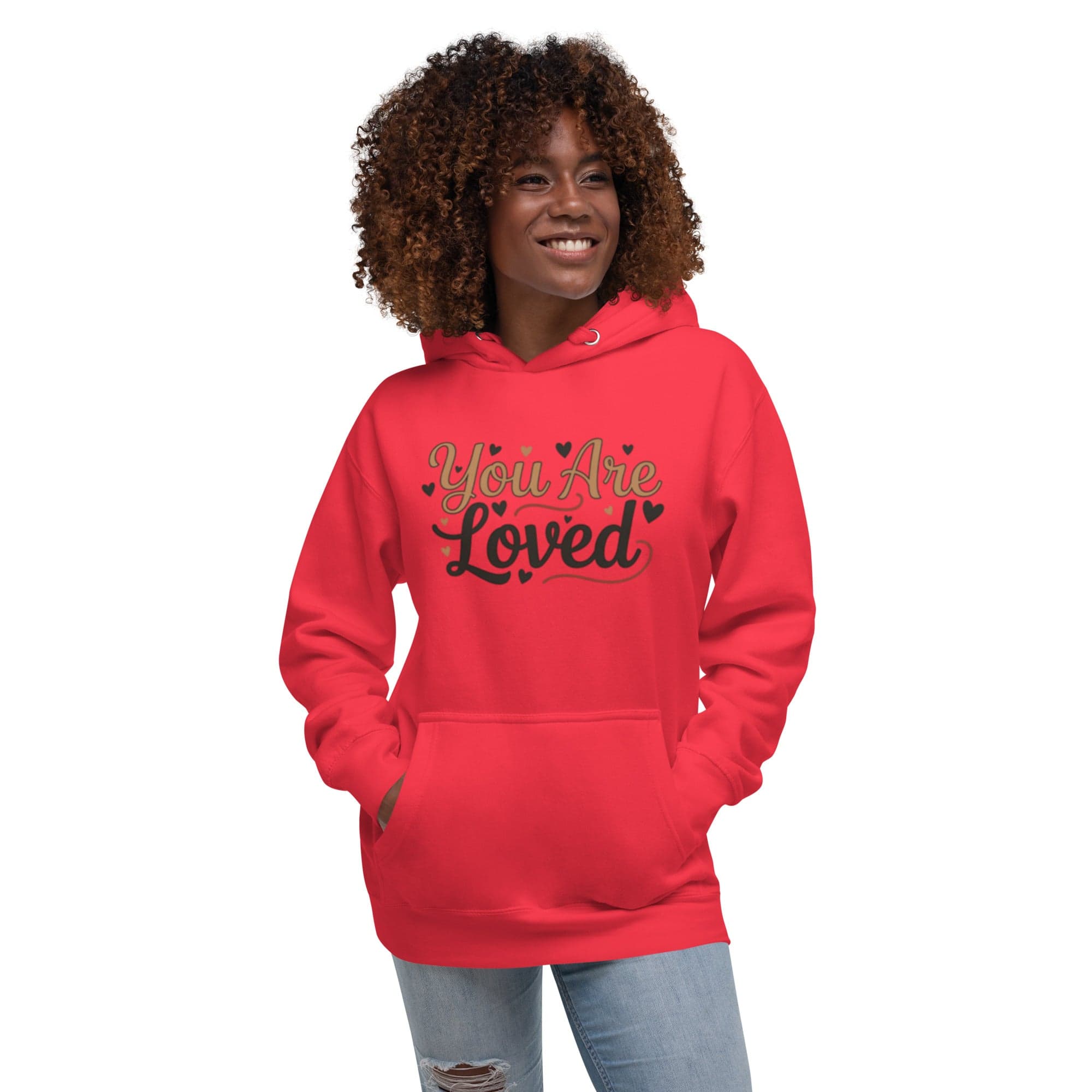 You Are Loved Hoodie | Christian Faith Streetwear | African Heritage | Sister Style
