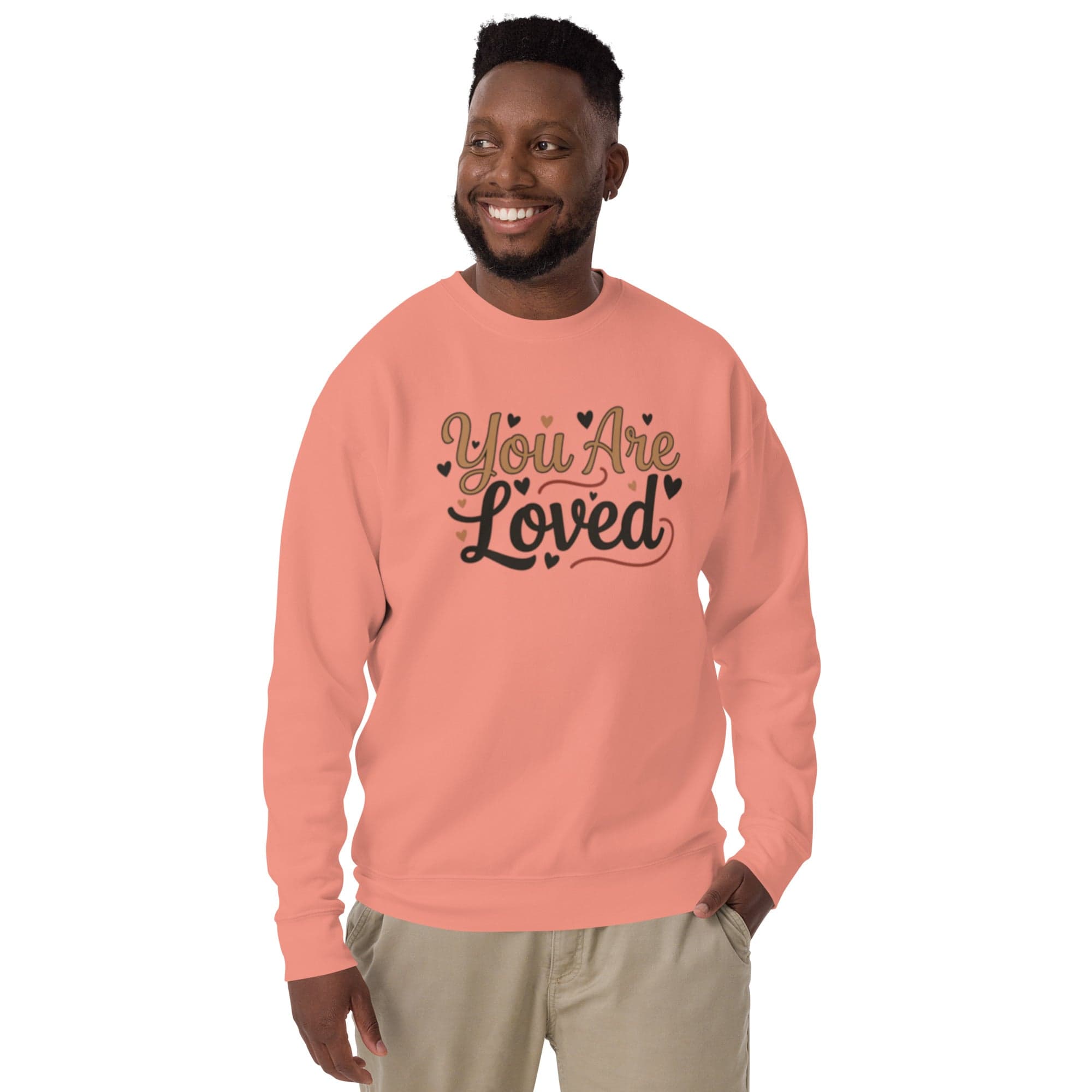 You Are Loved Sweatshirt | Christian Faith Streetwear | African Heritage | Sister Style