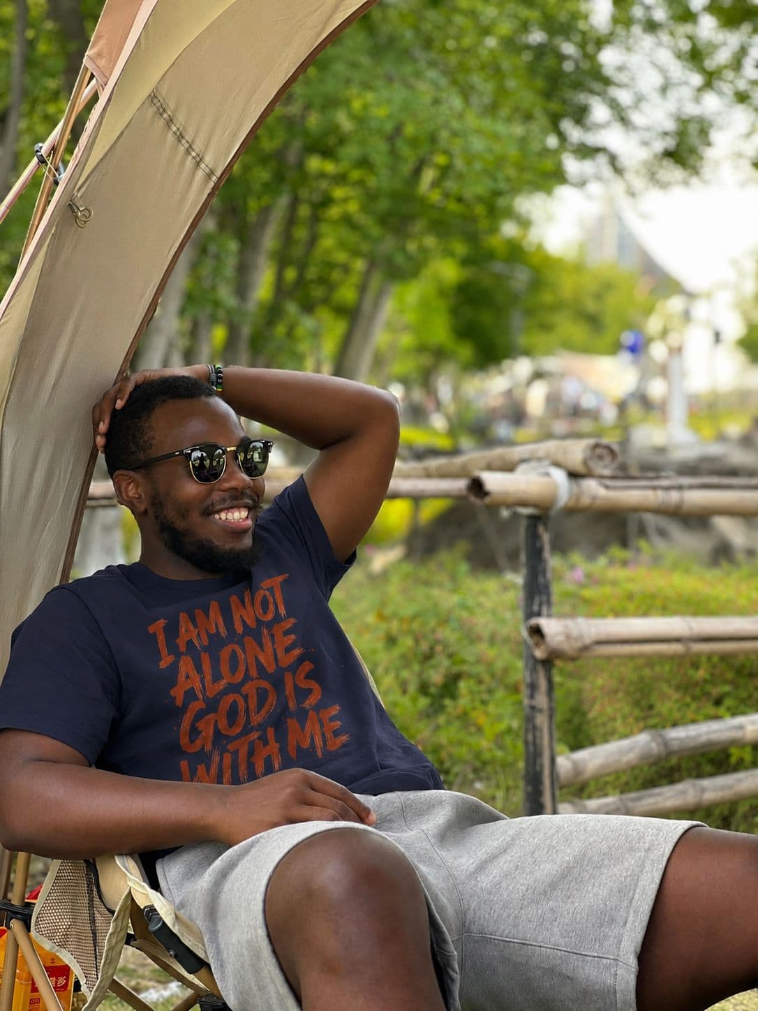 I Am Not Alone Tee | Christian Faith Streetwear | African Heritage | Sister Style